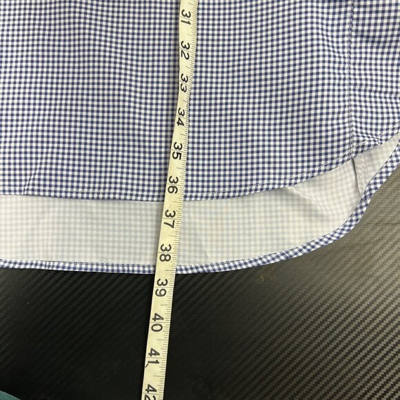 Habit Outdoors Fishing Shirtdress Women’s Small Sleeveless Blue Gingham Pockets - Picture 6 of 9